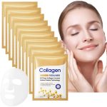 10 Korean Collagen Essence Masks - Deeply Moisturizing And Nourishing, Perfect For All Skin Types, Perfect Gifts For On-the-go Travel, Portable Beauty Products, Skincare Products For Younger-looking Skin