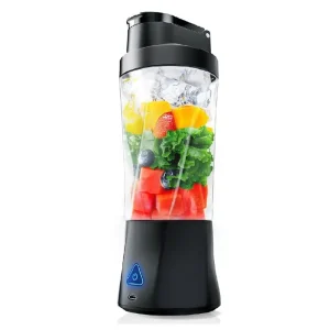 B89B-Portable Blender, Cordless USB Rechargeable Mini Smoothie Maker Multi-Functional Fruit Blender For Home Office Travel Usage