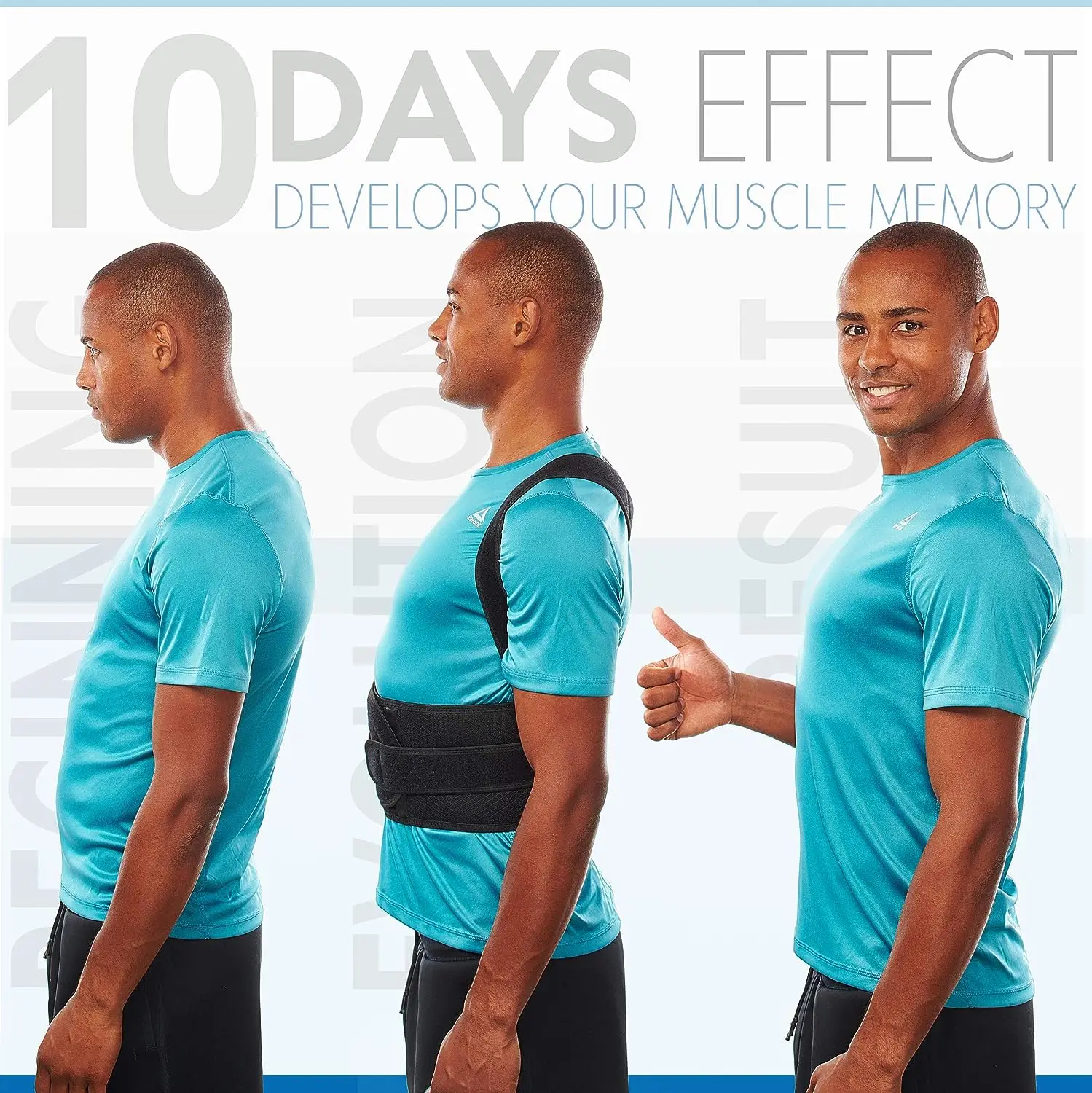 Back Brace Posture Corrector for Women and Men, Shoulder Straightener, Adjustable Full Back Support for Upper and Lower Back - Image 2